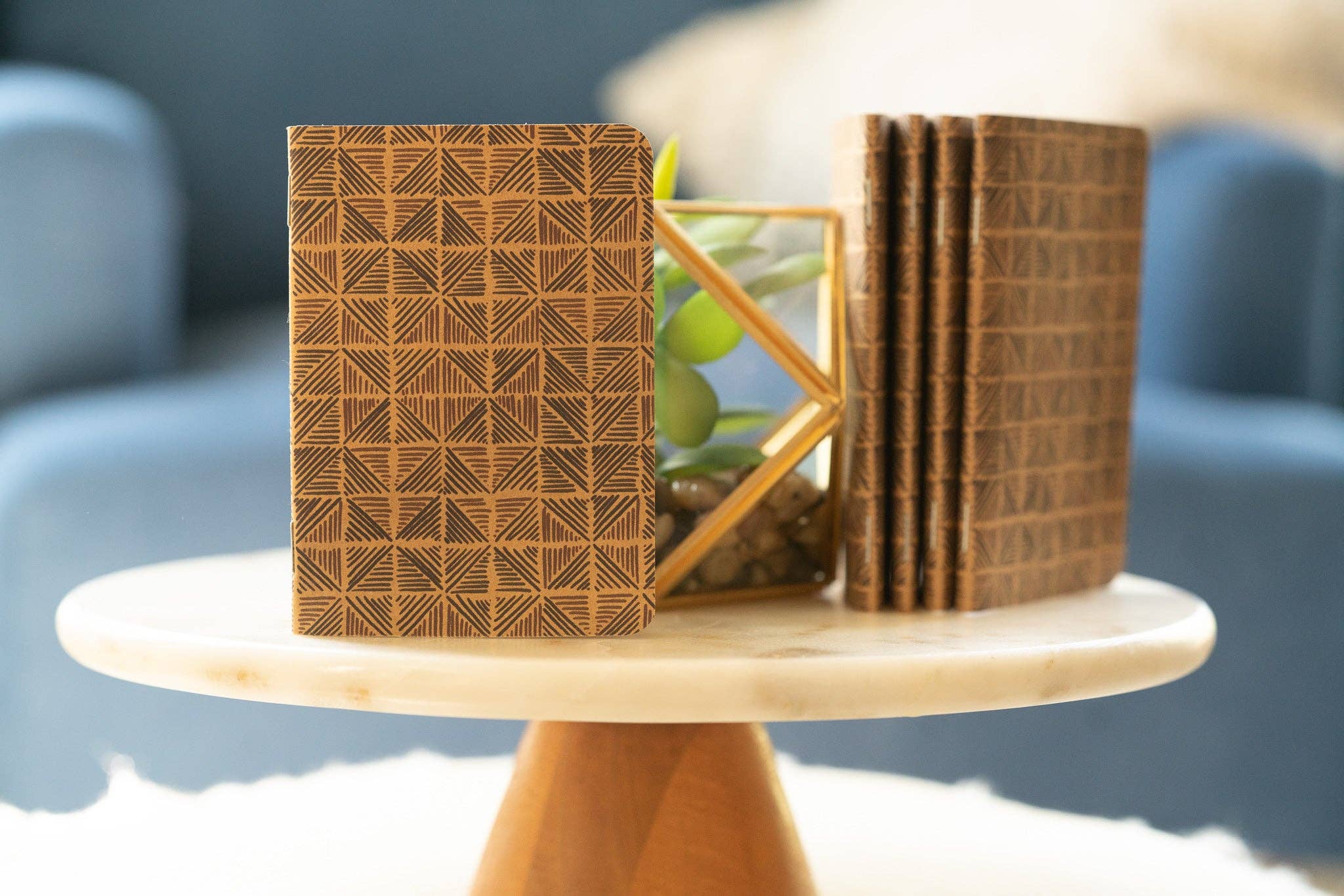 African Triangles Print Pocket Notebook