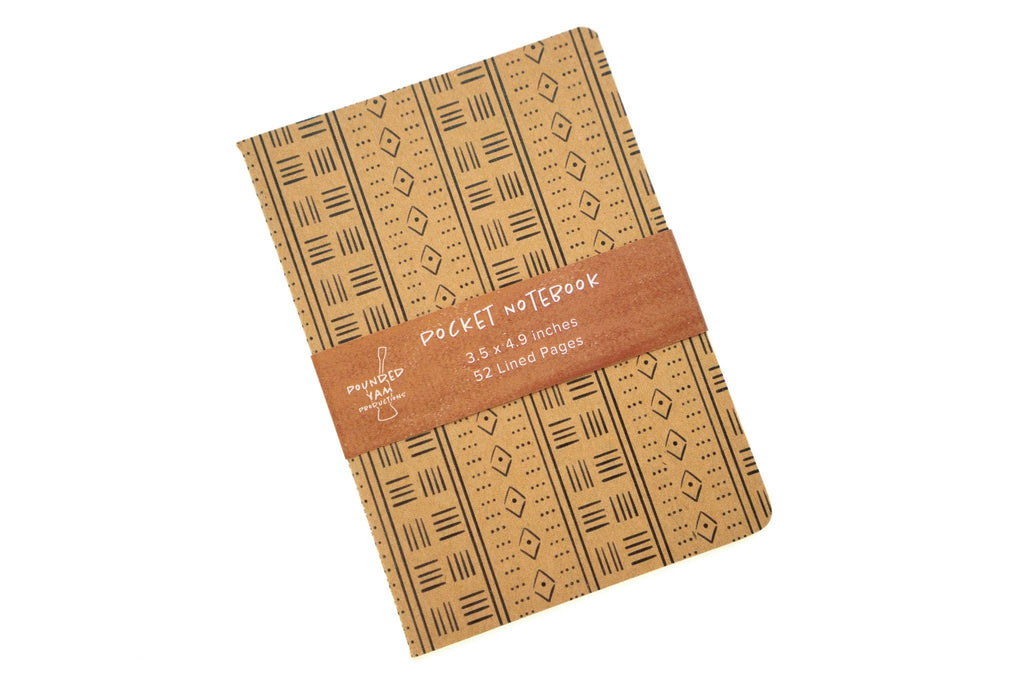 Rhombus African Print Pocket Notebook