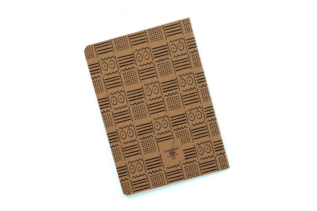 African Eyes Print Pocket Notebook