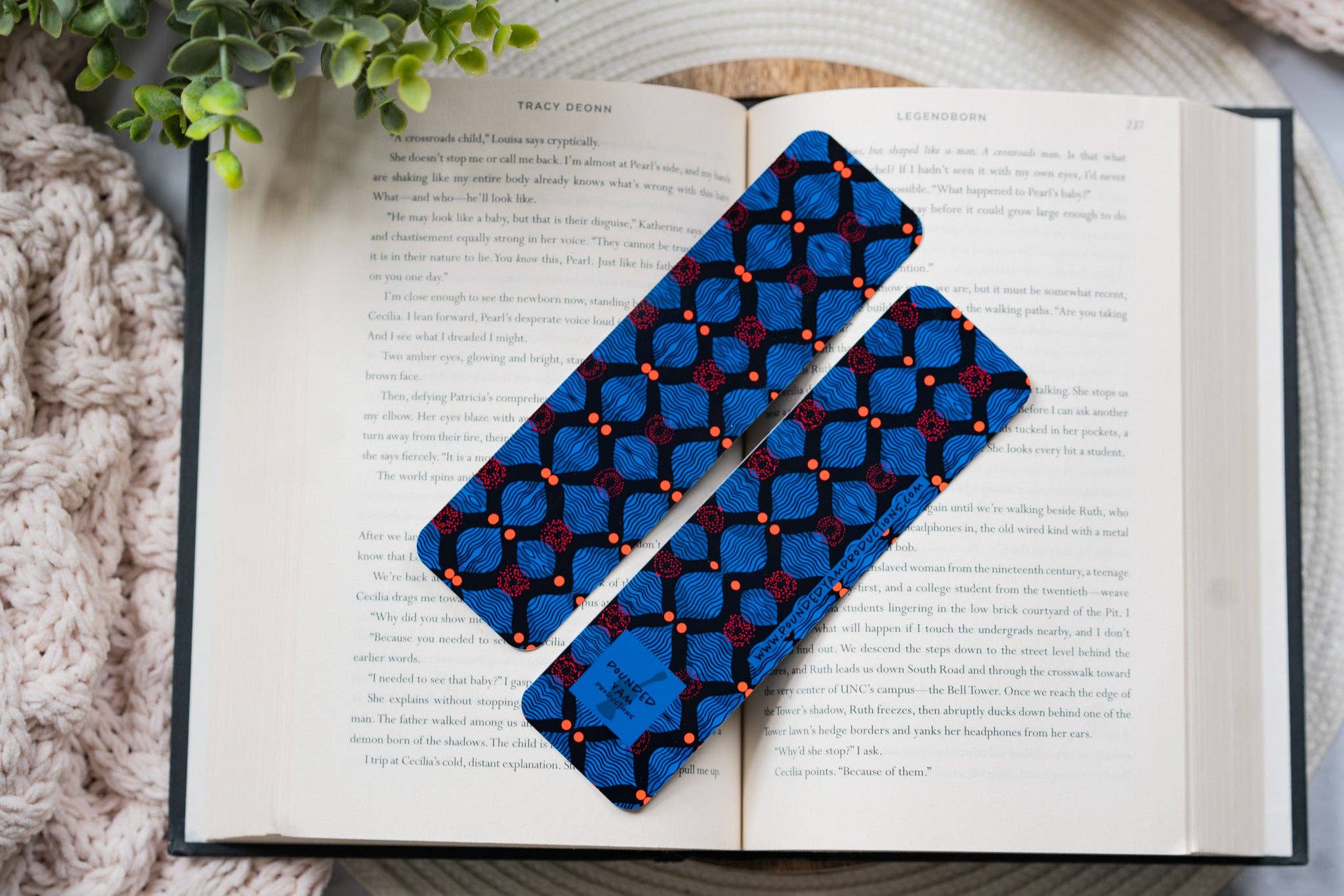 African X Print Bookmarks