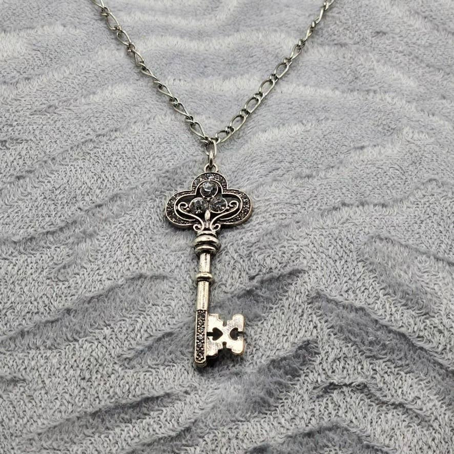 Silver Key Necklace