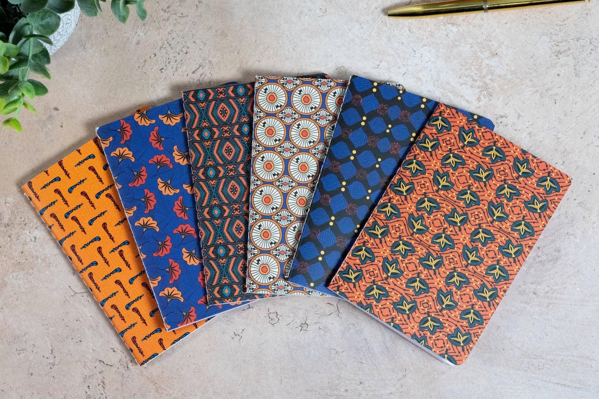 Ankara African Print Pocket Notebook