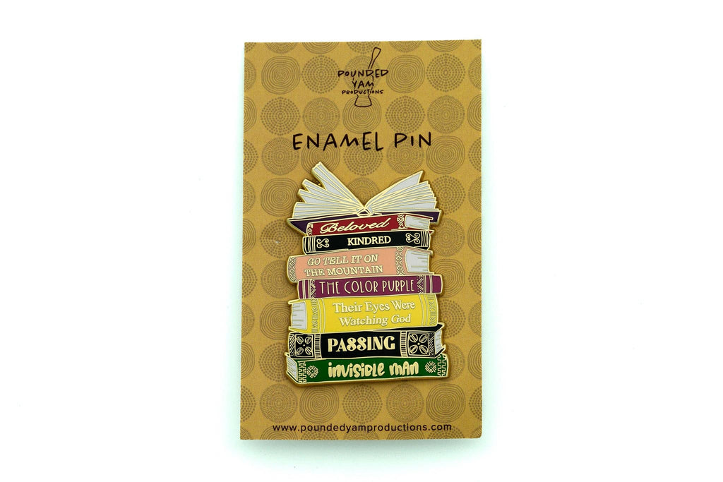 Classics Black Literary Enamel Pin