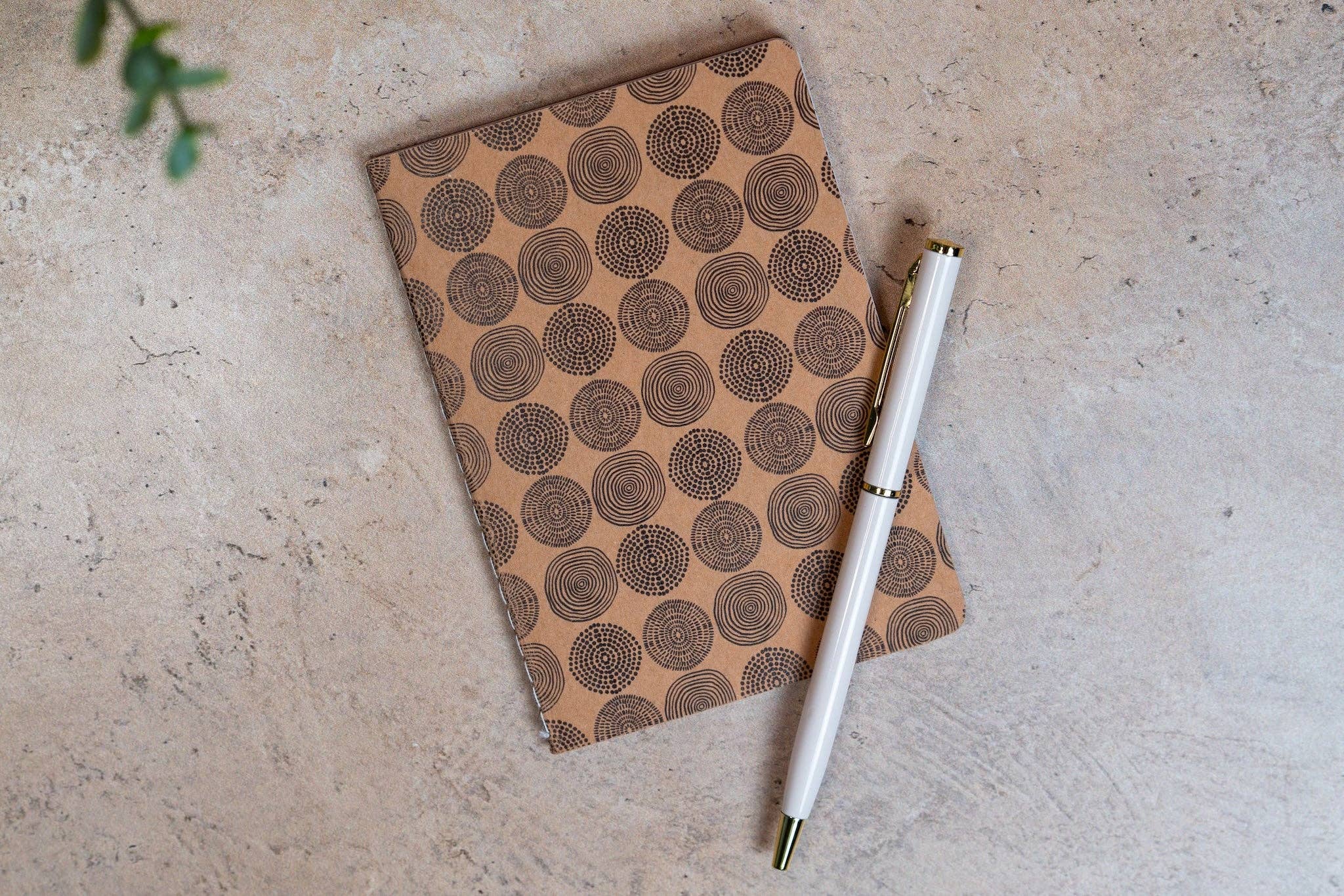 African Dots Print Pocket Notebook