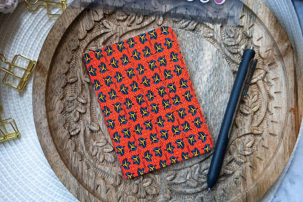 African Print Ankara-Inspired Fan Pocket Notebooks