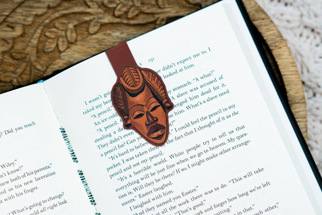 African Masks Magnetic Bookmark