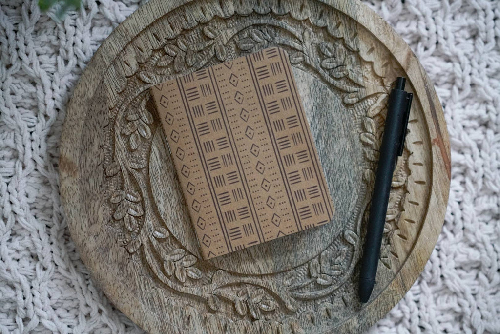 Rhombus African Print Pocket Notebook