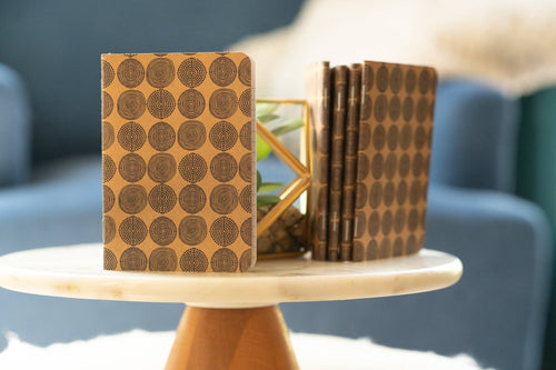 African Dots Print Pocket Notebook