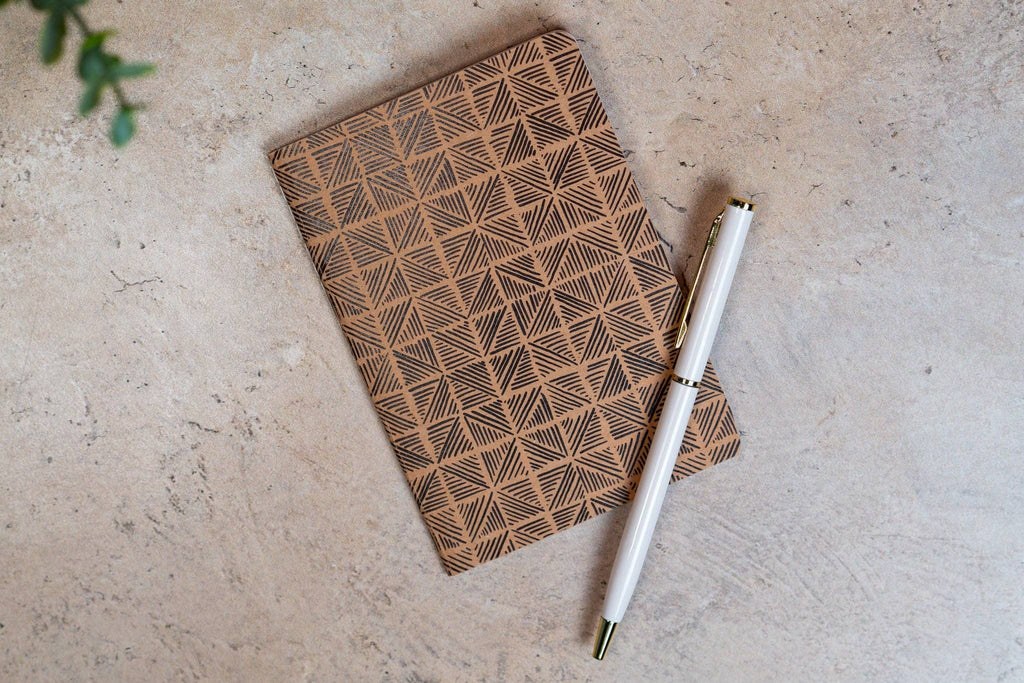 African Triangles Print Pocket Notebook