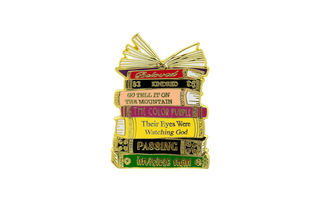 Classics Black Literary Enamel Pin