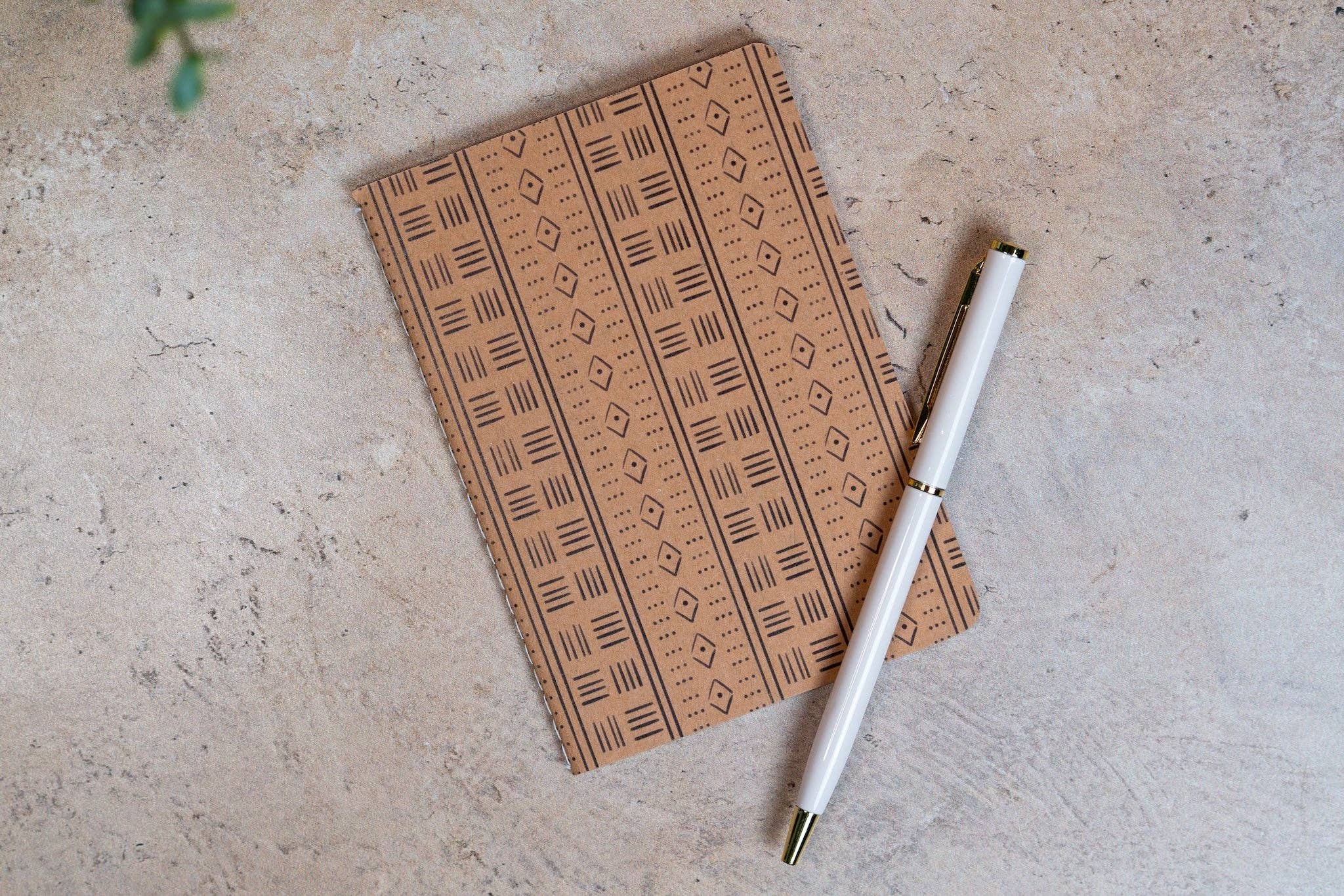Rhombus African Print Pocket Notebook