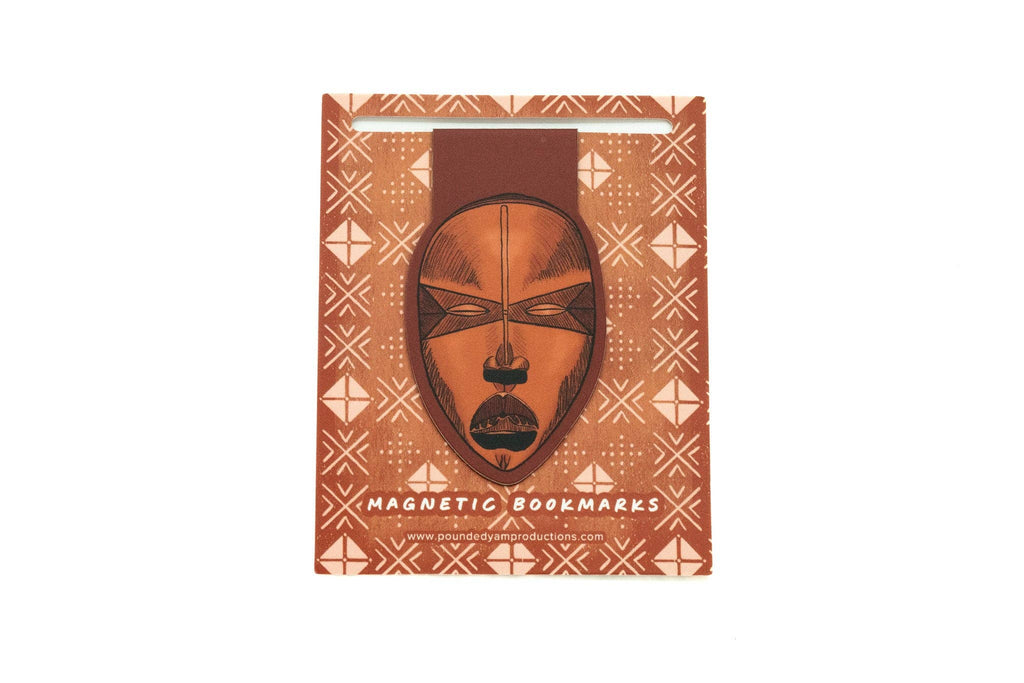 African Masks Magnetic Bookmark