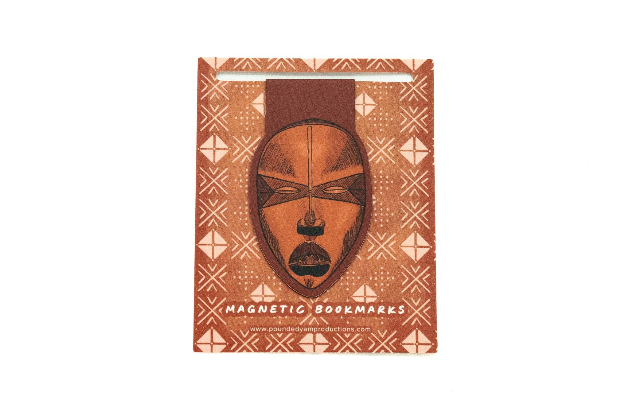 African Masks Magnetic Bookmark
